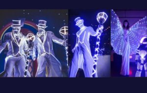LED Stilt Walkers Hire