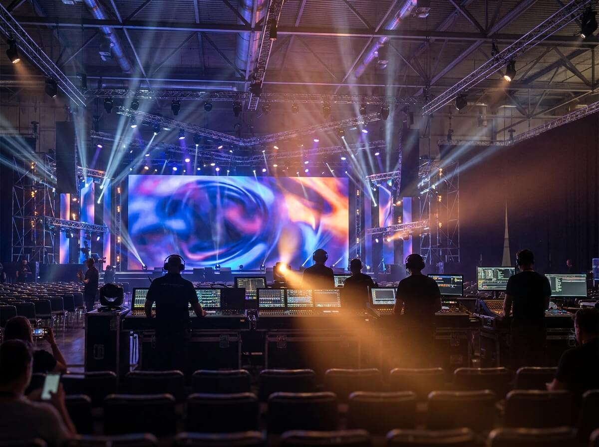 Audio Visual & Production (Stage + AV Power)