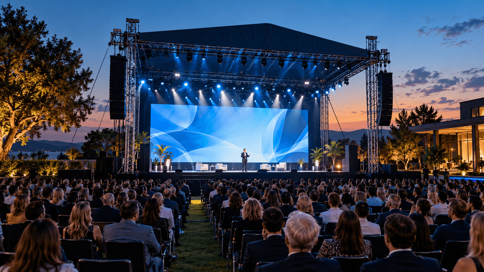Blue Hour Corporate Event Stage-6